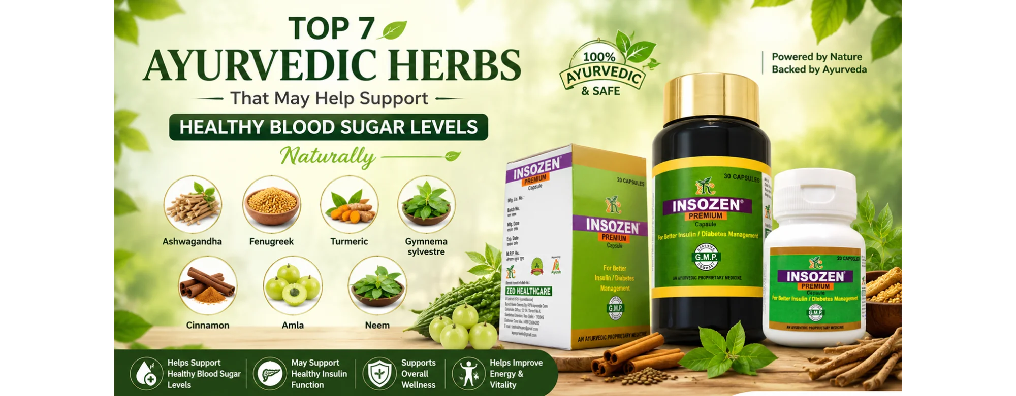 Top 7 Ayurvedic Herbs That May Help Support Healthy Blood Sugar Levels Naturally