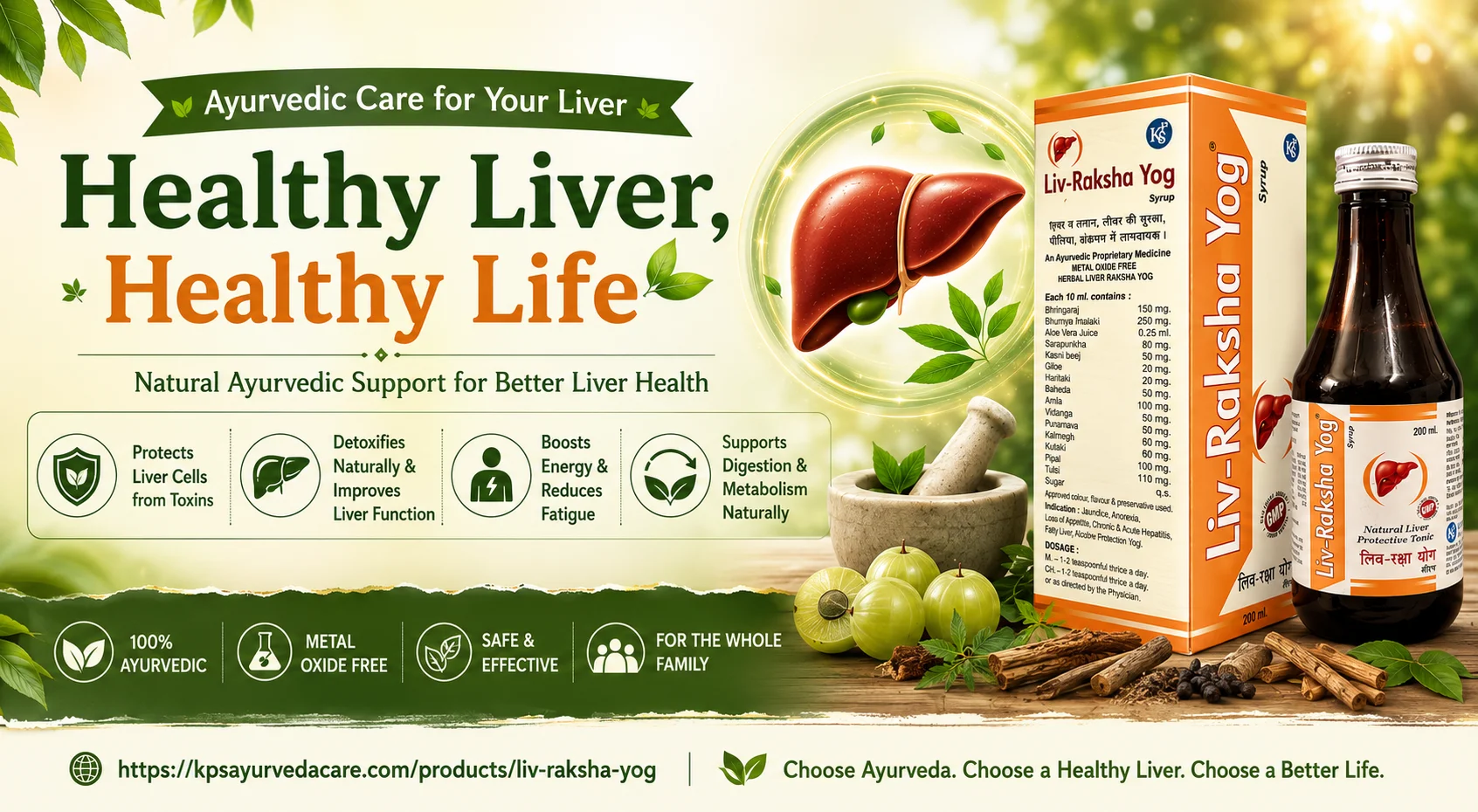 Healthy Liver, Healthy Life: Natural Ayurvedic Support for Better Liver Health