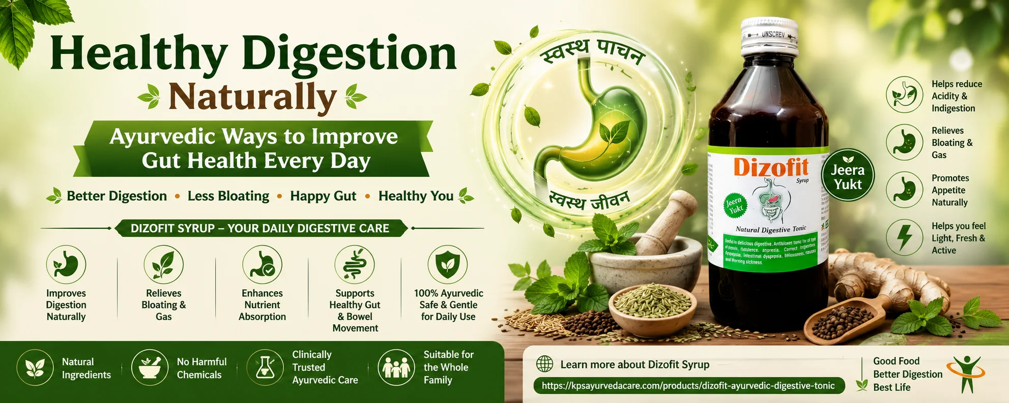 Healthy Digestion Naturally: Ayurvedic Ways to Improve Gut Health Every Day