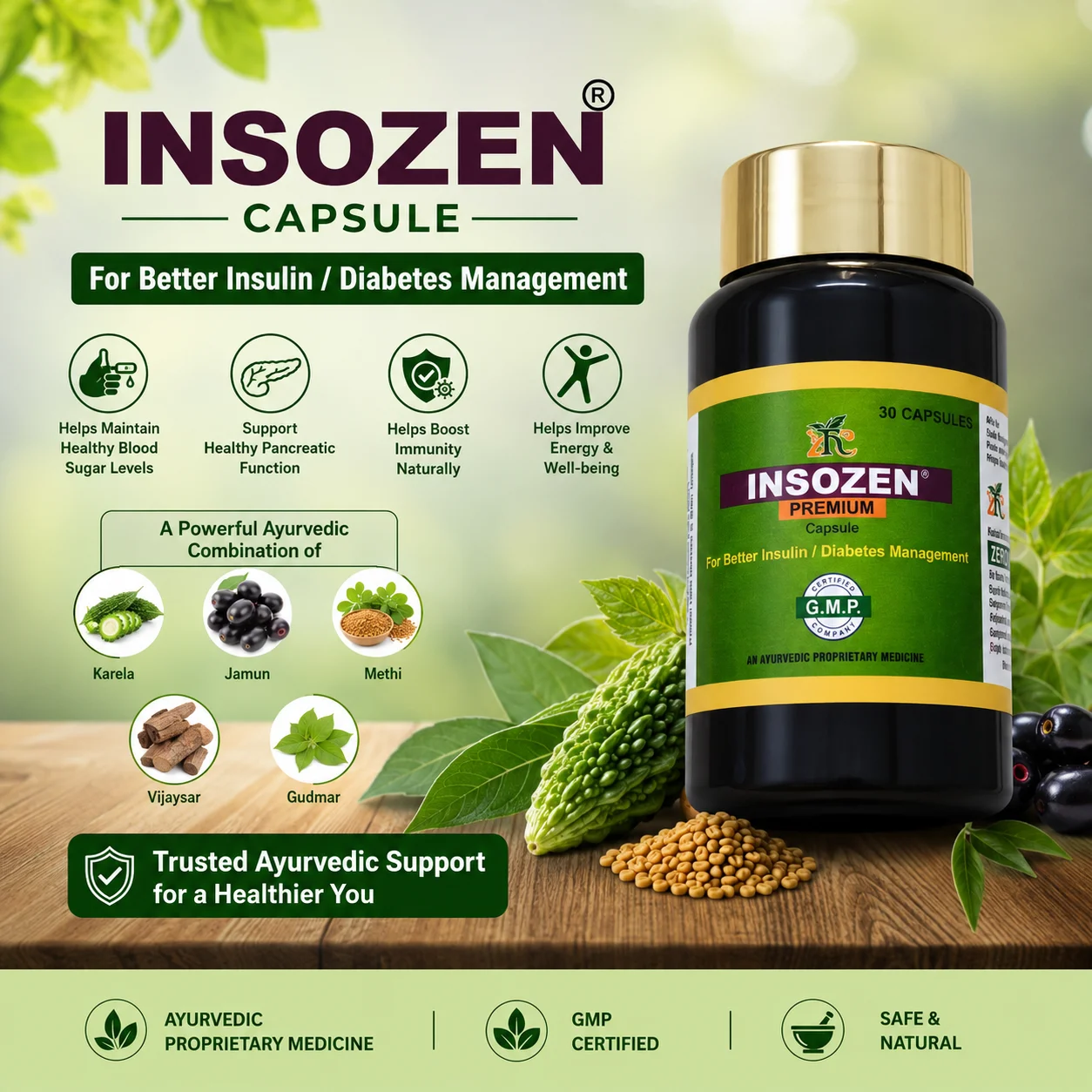 Insozen Capsules 30
