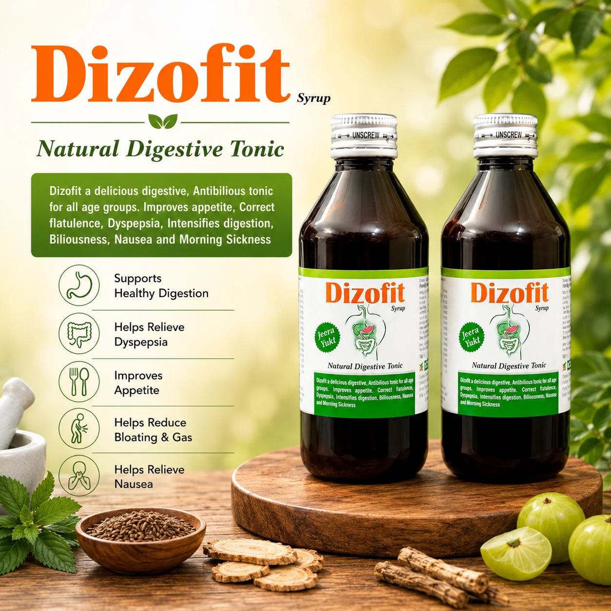 Dizofit Ayurvedic Digestive Tonic